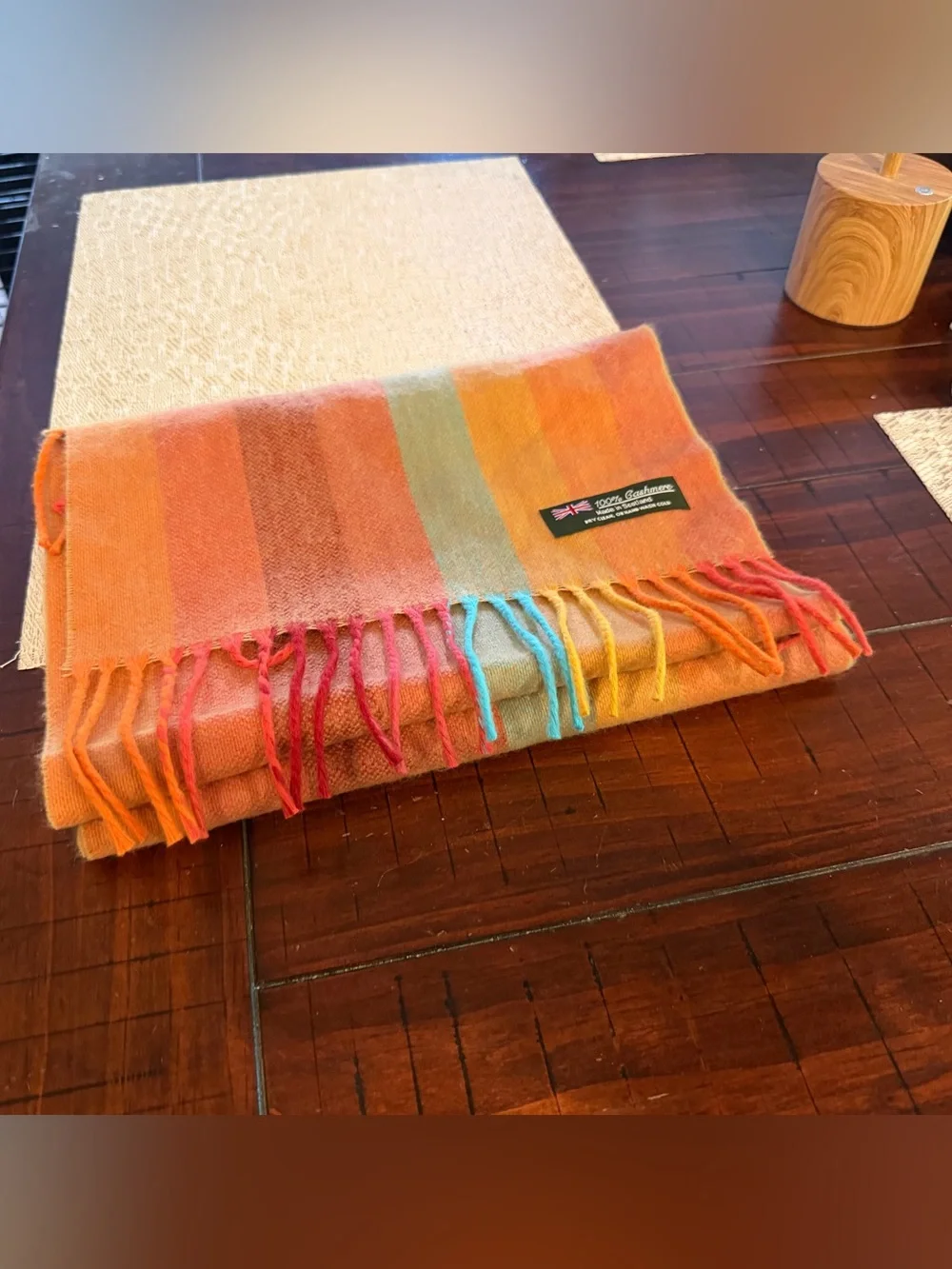 100% cashmere scarve Scotland